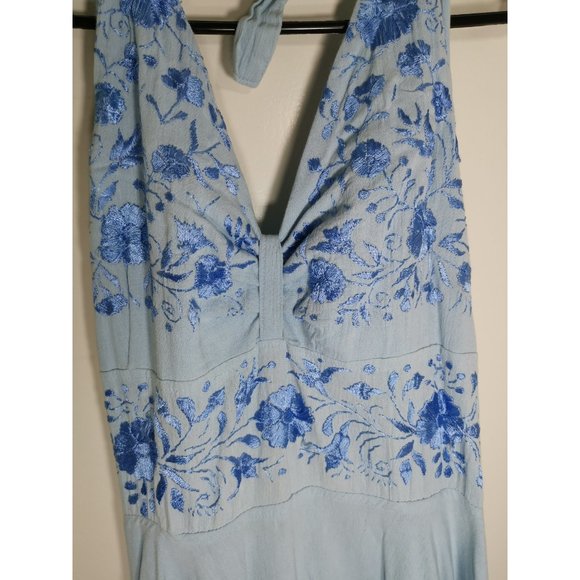 Linen Dress from Mexico Size L - Picture 3 of 3